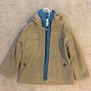 Boy's Fleece Hoodie and Corduroy Jacket Set